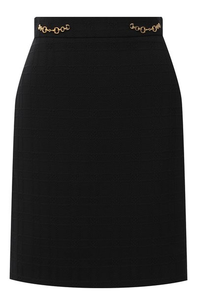 Женская юбка из хлопка и шерсти GUCCI, арт. 632090/ZAD93