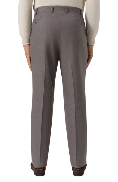 Шерстяные брюки STEFANO RICCI серого цвета по цене 123000 руб., арт. M1T022L003/W610, фото 4 Шерстяные брюки STEFANO RICCI, арт. M1T022L003/W610, фото 4