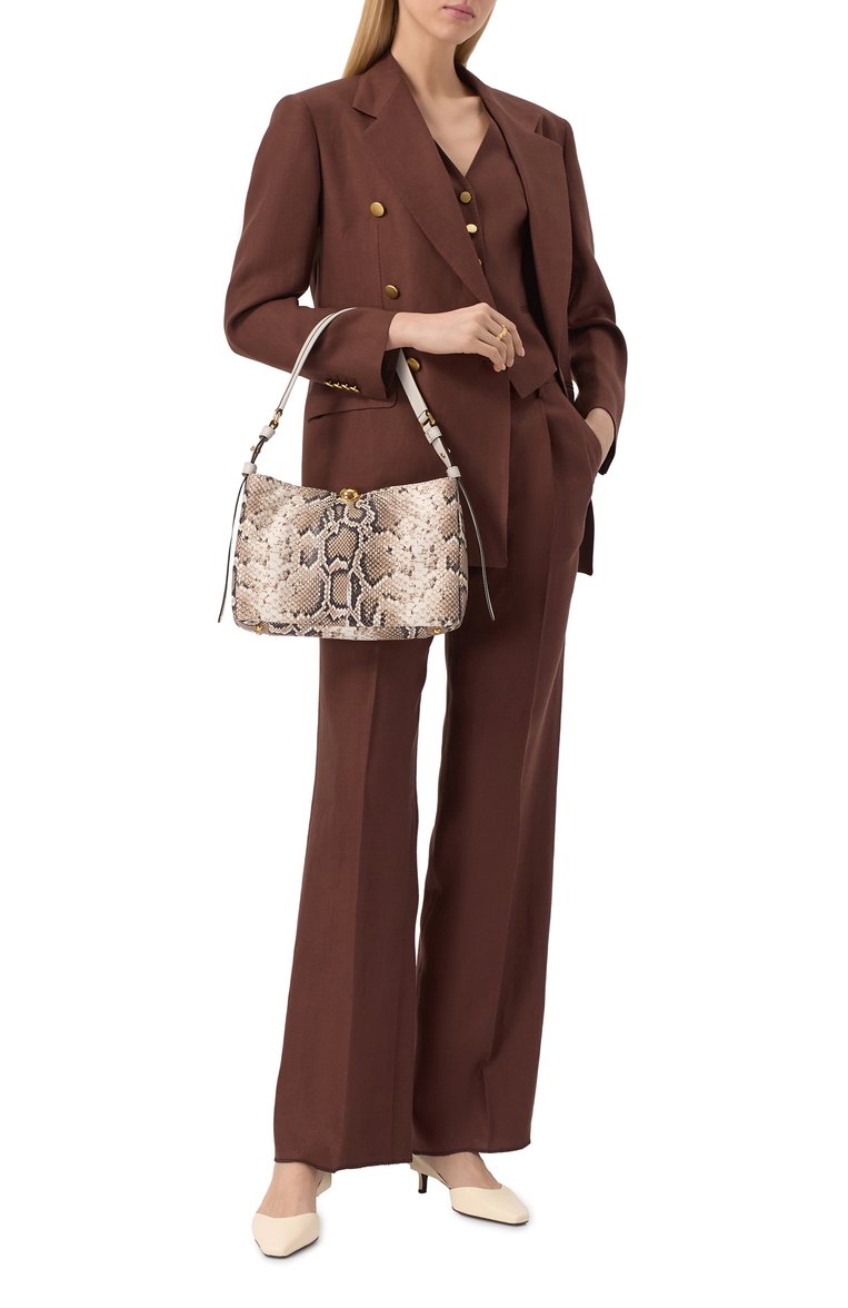 Женская сумка furla sfera soft medium FURLA бежевого цвета, арт. WB01640/Q82000 | Фото 7 (Размер: medium; Материал: Натуральная кожа; Автоматизация ТО: Проставлено; Автоматизация состава: Проставлено)
