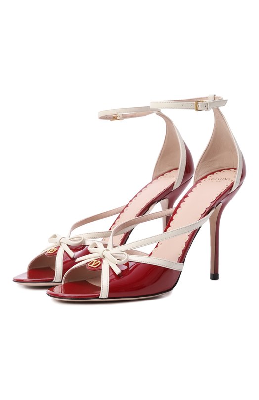 Лакированные босоножки Bepointy 100 Valentino 8W2S0NY6/DAL Красный 8W2S0NY6/DAL