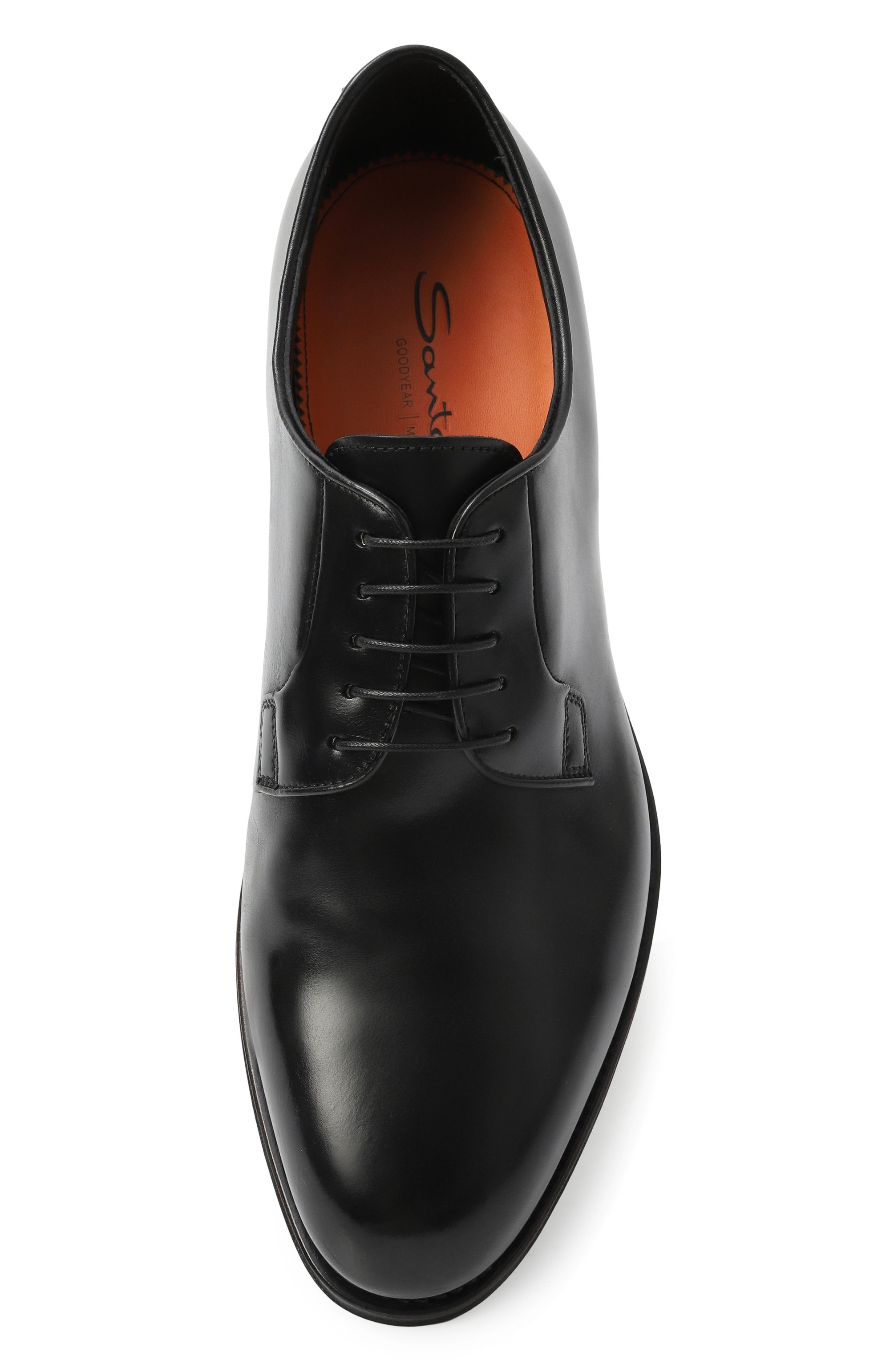 Кожаные дерби colin SANTONI, арт. MCCG17837PG4H0BR, фото 6