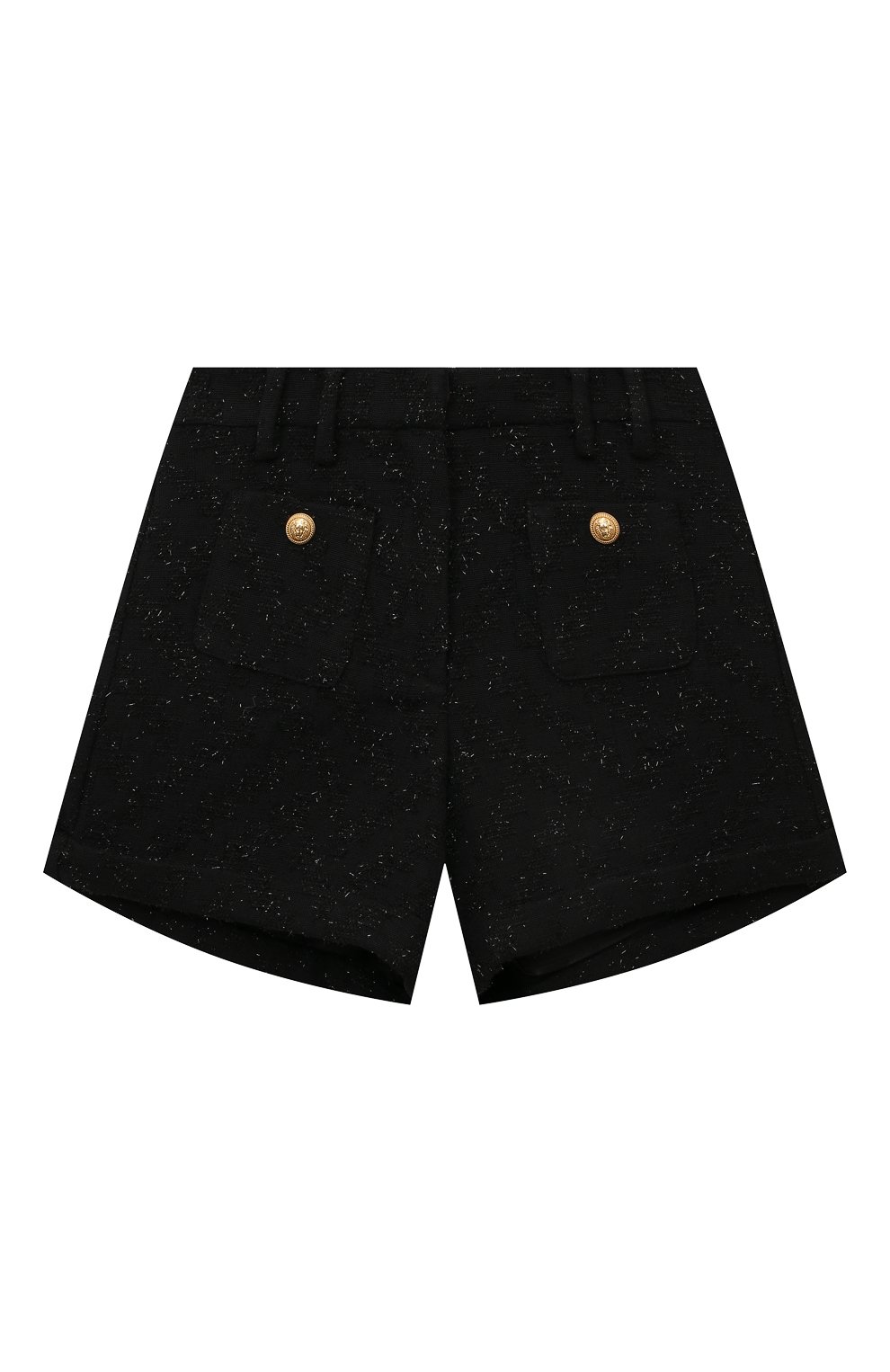 Шорты BALMAIN черного цвета по цене 49700 руб., арт. BV6C29, фото 1 Шорты BALMAIN, арт. BV6C29, фото 1