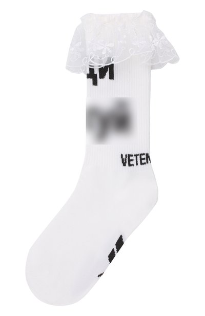 Женские хлопковые носки VETEMENTS, арт. USS198032/W