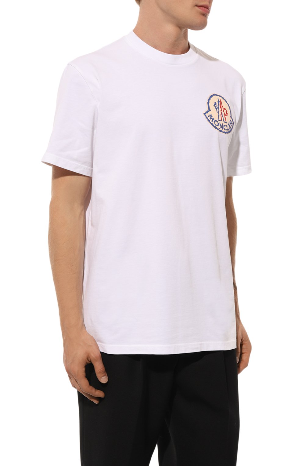 Хлопковая футболка MONCLER, арт. 8C000-04-83927, фото 3