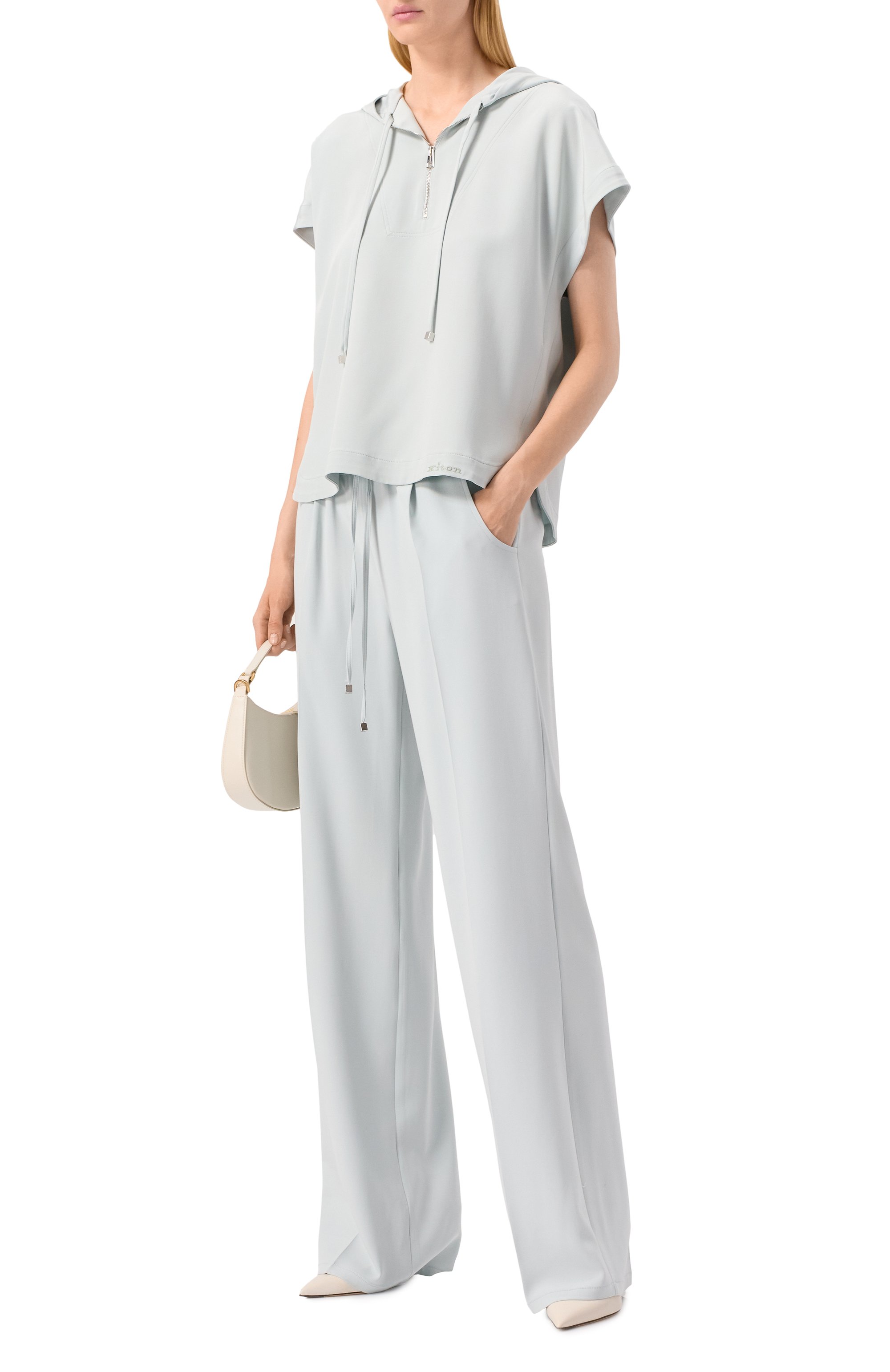 Шелковые брюки KITON, арт. D48122K0977A24, фото 2