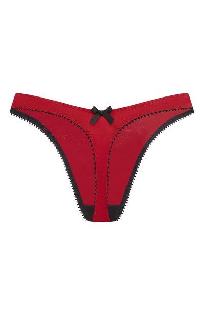 Шелковые трусы-стринги penelopi AGENT PROVOCATEUR красного цвета по цене 20900 руб., арт. AP12681600001, фото 2 Шелковые трусы-стринги penelopi AGENT PROVOCATEUR, арт. AP12681600001, фото 2