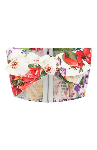 Женский хлопковый топ DOLCE & GABBANA, арт. F74F3T/HS5F9