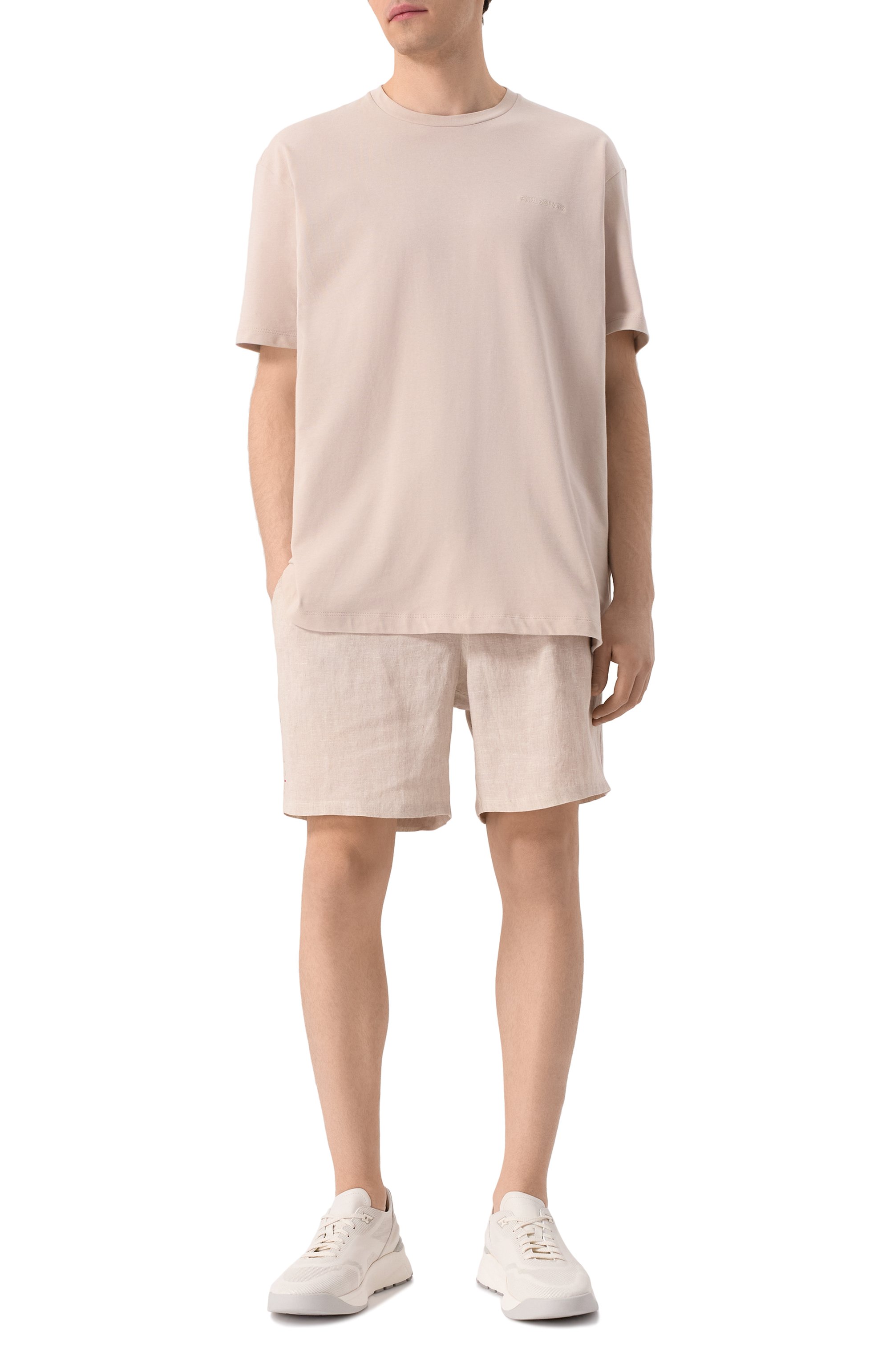 Хлопковая футболка PAUL&SHARK светло-бежевого цвета по цене 18150 руб., арт. 25411047/3XL, фото 2 Хлопковая футболка PAUL&SHARK, арт. 25411047/3XL, фото 2