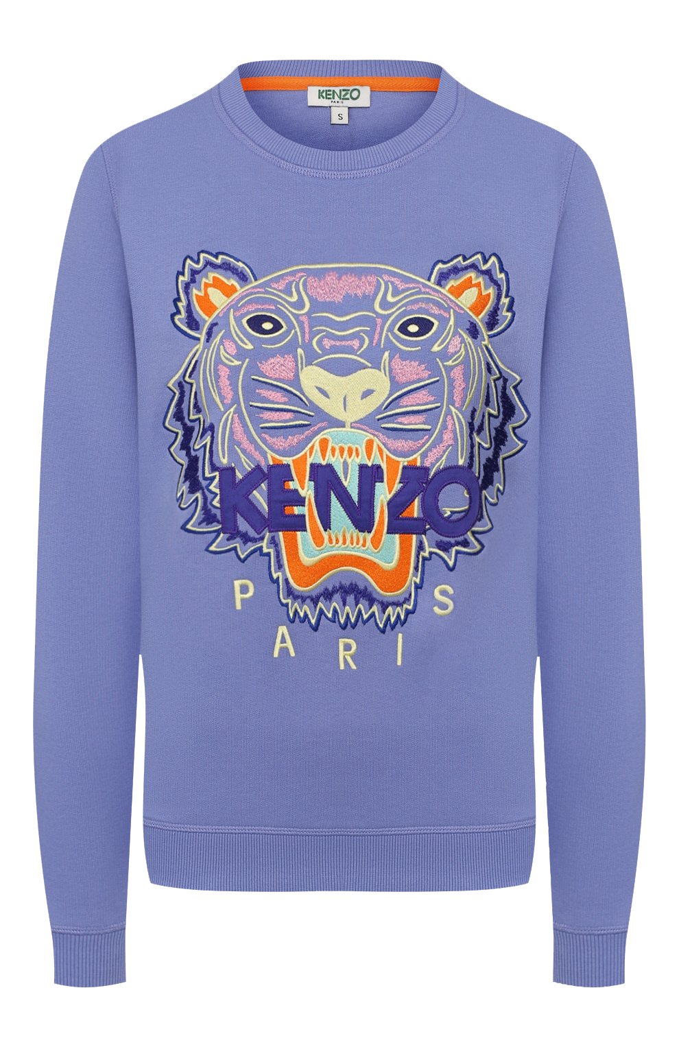 Хлопковый свитшот KENZO сиреневого цвета по цене 24250 руб., арт. FA52SW7054XA, фото 1 Хлопковый свитшот KENZO, арт. FA52SW7054XA, фото 1
