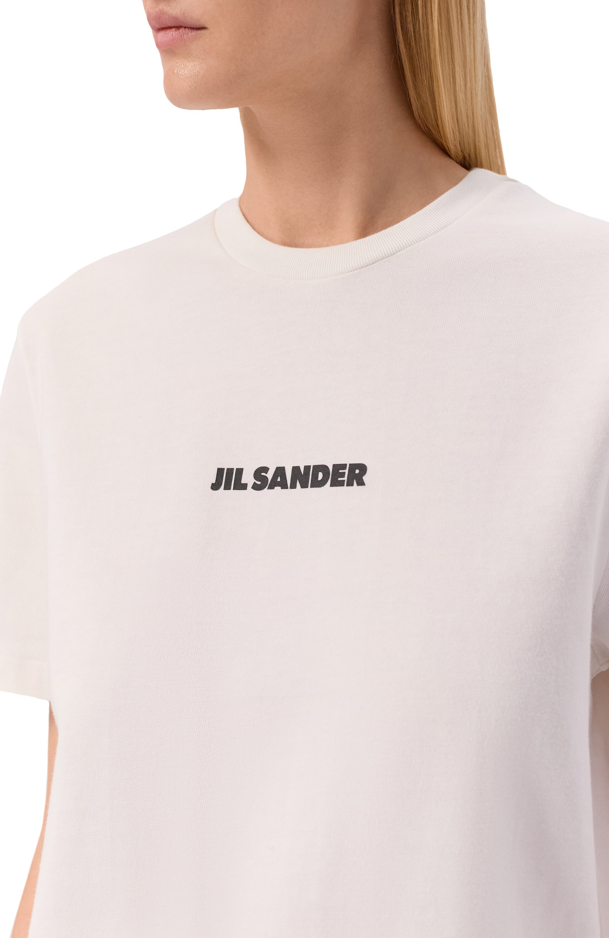 Хлопковая футболка JIL SANDER, арт. J02GC0142/J20103, фото 5