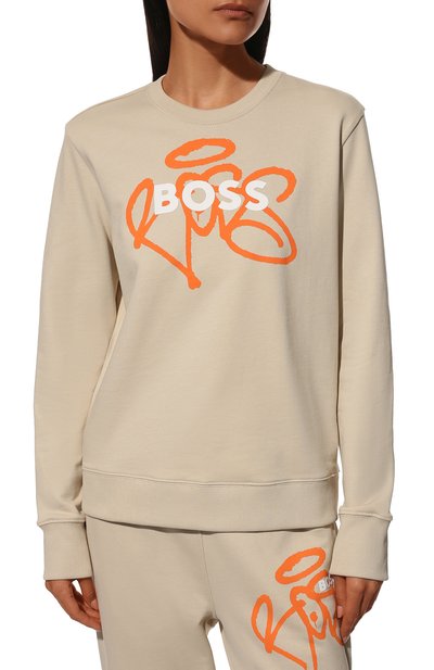 Хлопковый свитшот BOSS, арт. 50483353, фото 3