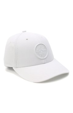 Мужская хлопковая бейсболка STONE ISLAND белого цвета, арт. 761599661 | Фото 1 (Материал: Текстиль, Хлопок; Нос: Не проставлено)