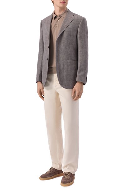 Пиджак изо льна и шерсти CORNELIANI серого цвета по цене 127500 руб., арт. 276018/2716319, фото 3 Пиджак изо льна и шерсти CORNELIANI, арт. 276018/2716319, фото 3