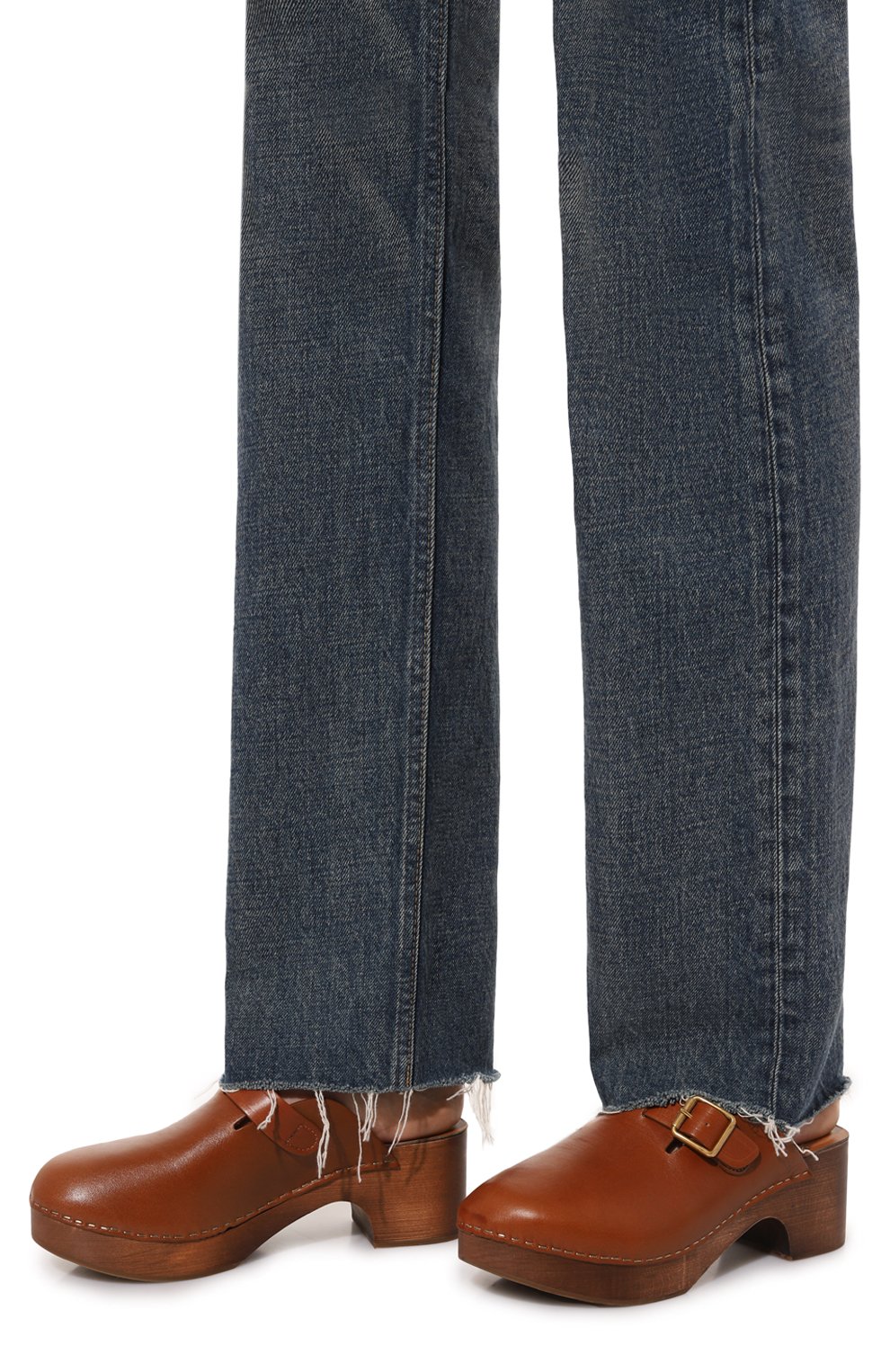 Кожаные сабо GOLDEN GOOSE DELUXE BRAND, арт. GWF00689.F005758, фото 3