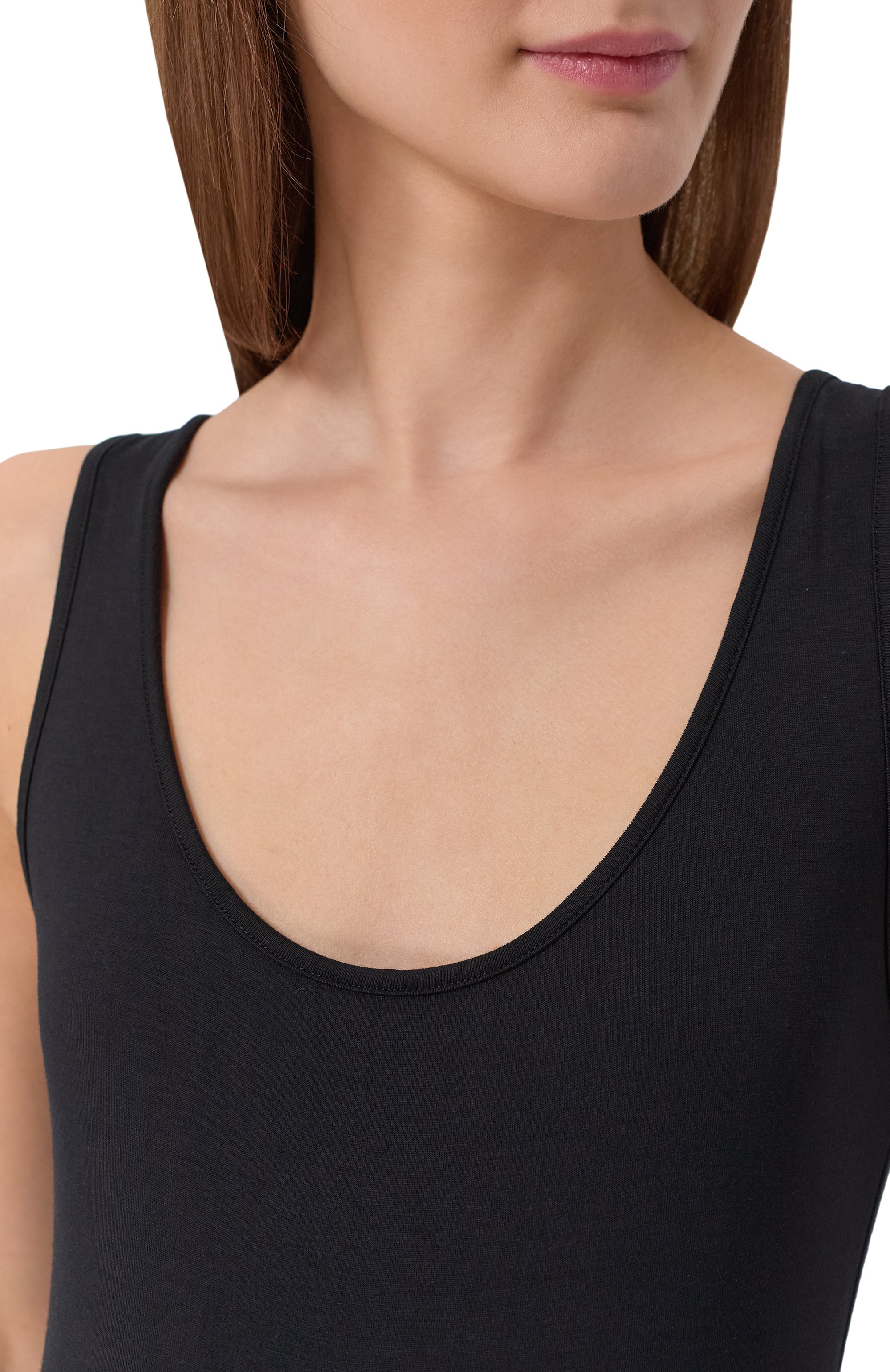 Комбинезон из вискозы PIETRO BRUNELLI черного цвета по цене 13350 руб., арт. TU2502/BBBAMB, фото 5 Комбинезон из вискозы PIETRO BRUNELLI, арт. TU2502/BBBAMB, фото 5