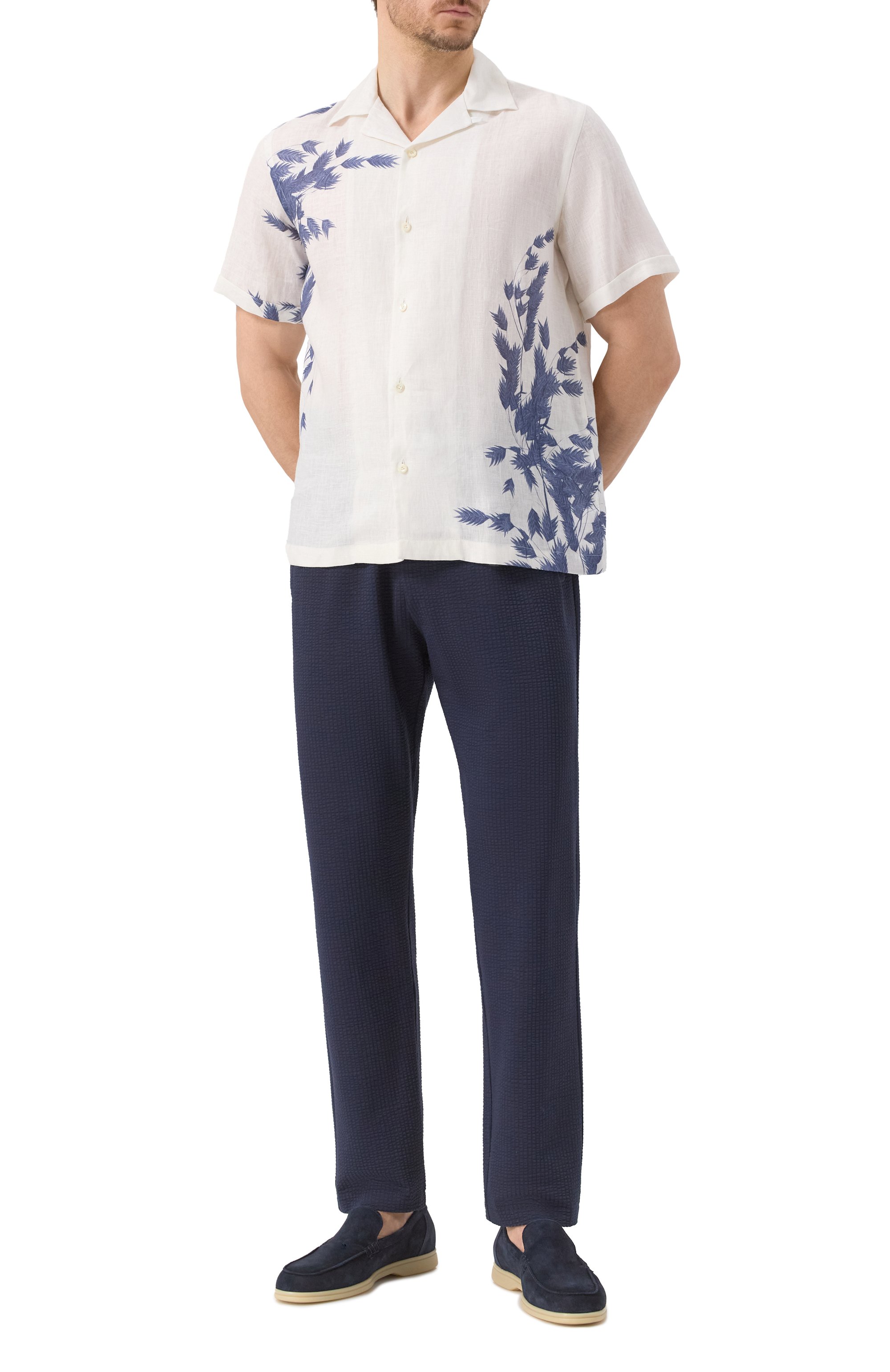 Хлопковые брюки HARRIS WHARF LONDON, арт. C7016PYG, фото 2