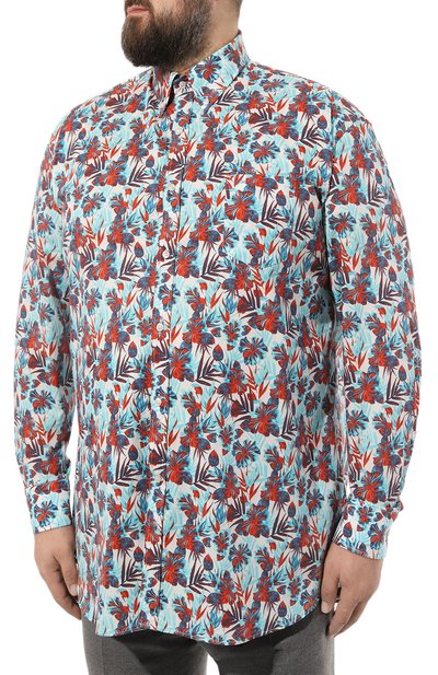 Хлопковая рубашка PAUL&SHARK, арт. 23413038/C00, фото 3