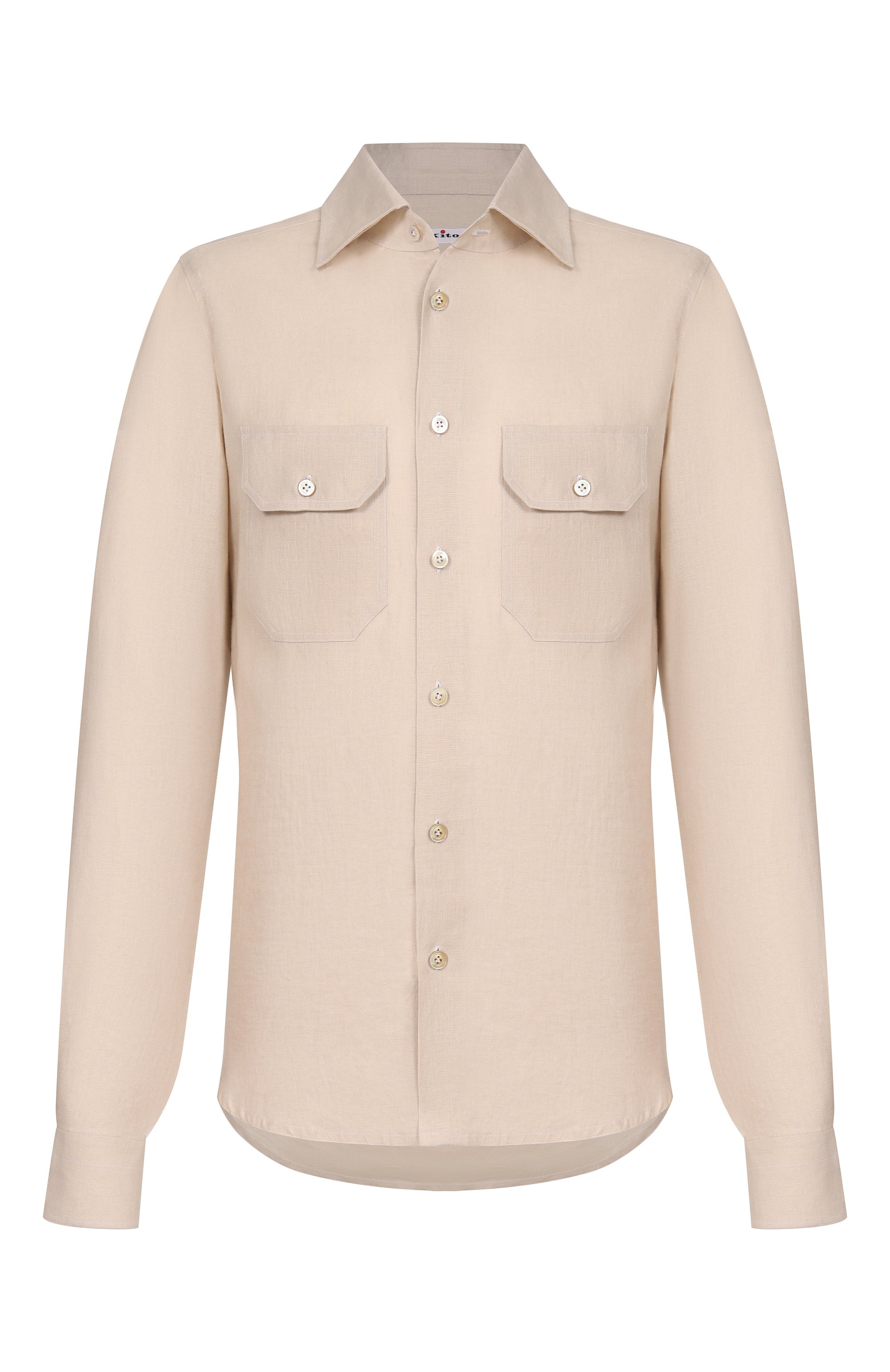 Льняная рубашка KITON, арт. UCWMH0928605, фото 1