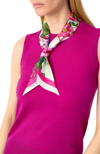 Шелковый шарф-твилли DOLCE & GABBANA, арт. FS215A/GDCWC, фото 2