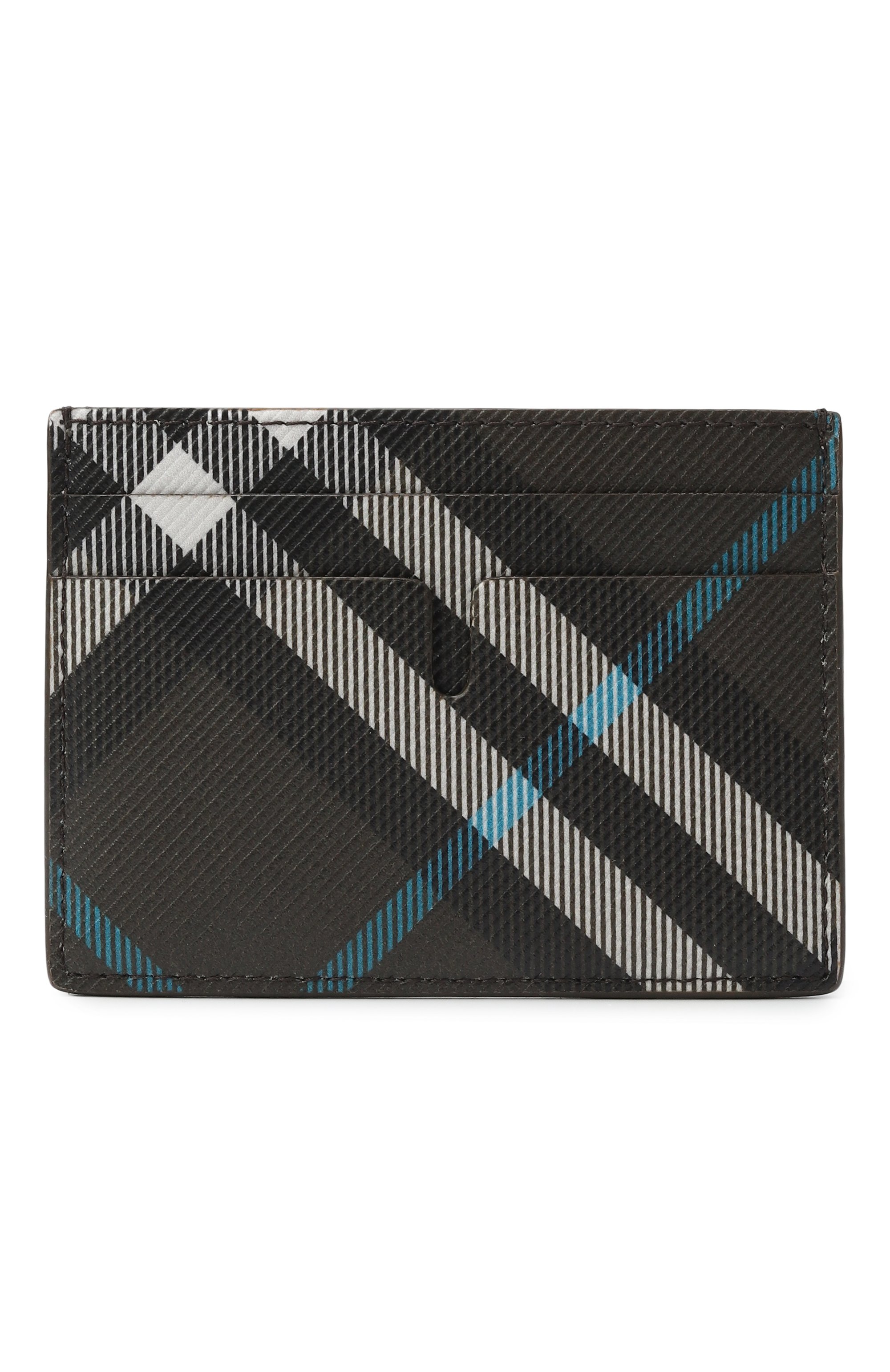 Футляр для кредитных карт BURBERRY серого цвета по цене 28100 руб., арт. 8106298, фото 1 Футляр для кредитных карт BURBERRY, арт. 8106298, фото 1