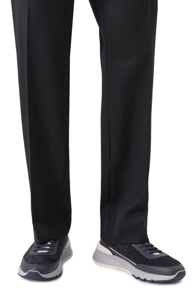 Замшевые кроссовки BRUNELLO CUCINELLI, арт. MZUSGG0278, фото 3