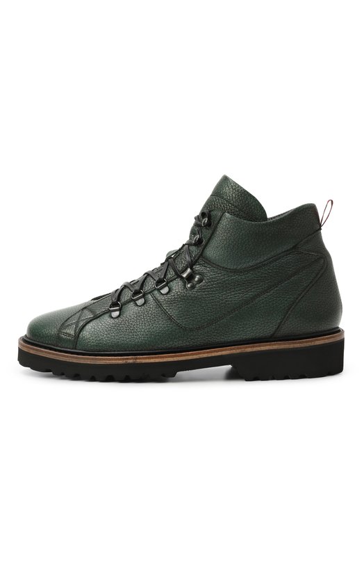 Кожаные ботинки Kiton USSA175N0012615 Зелёный  USSA175N0012615 Фото 4
