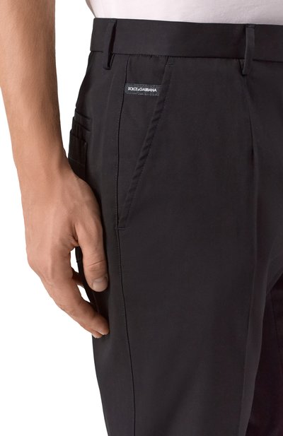 Хлопковые брюки DOLCE & GABBANA, арт. GVB6ET/FUFMJ, фото 5
