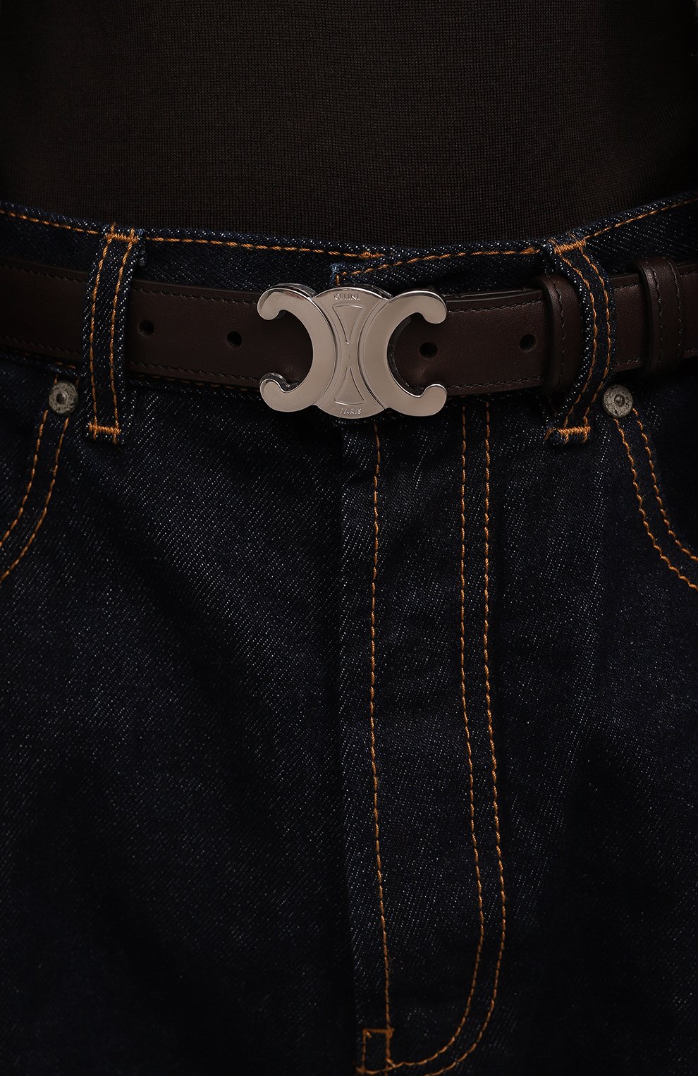 Кожаный ремень CELINE, арт. 45AKA3A78, фото 2