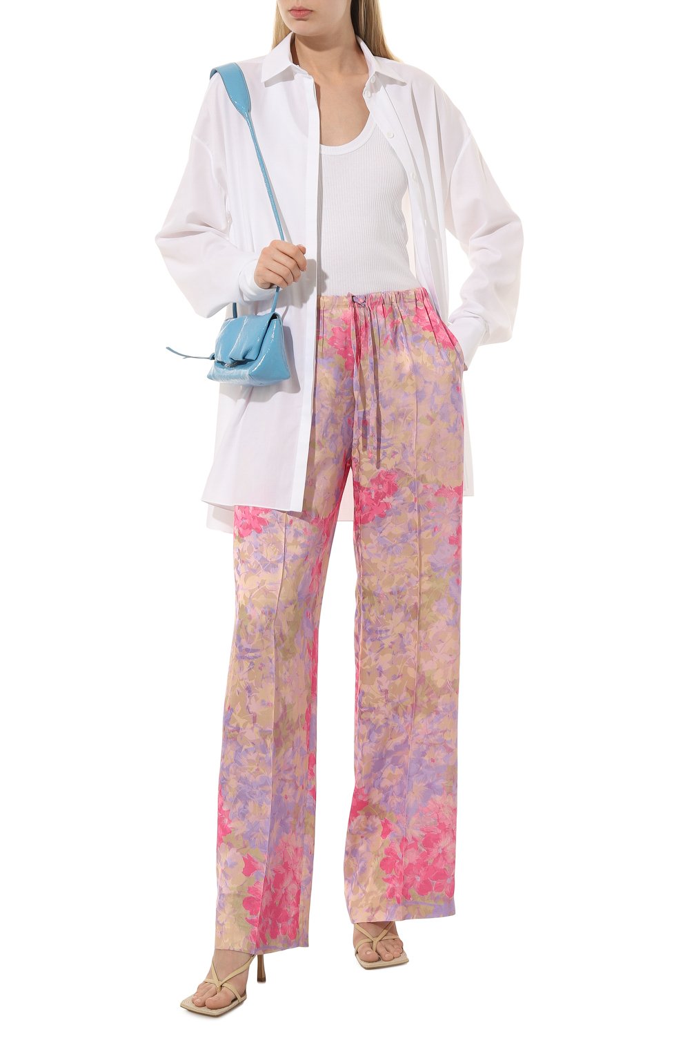 Брюки из вискозы DRIES VAN NOTEN, арт. 231-010917-6048, фото 2