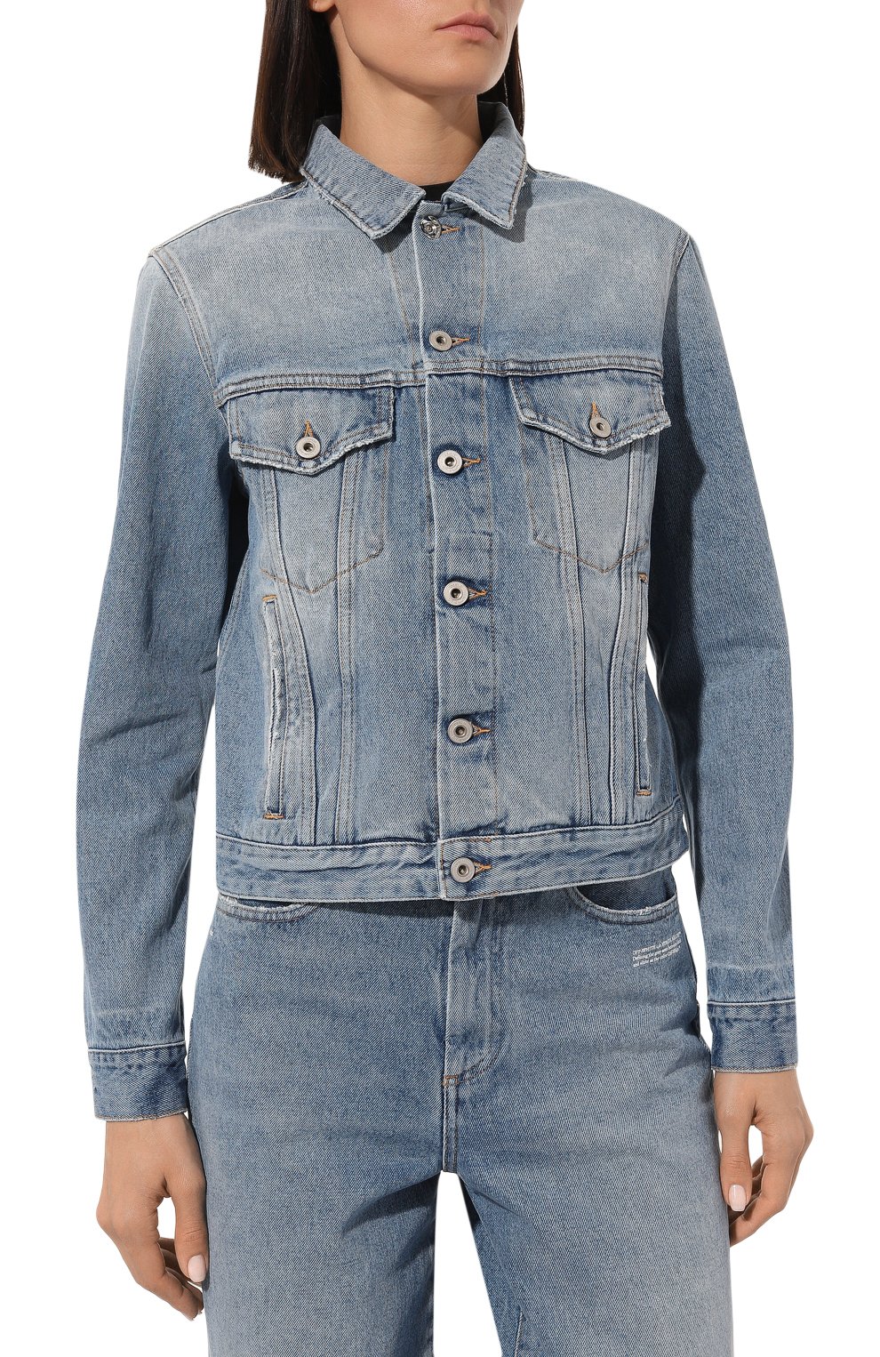 Джинсовая куртка OFF-WHITE, арт. OWYE012C99DEN0044501, фото 3