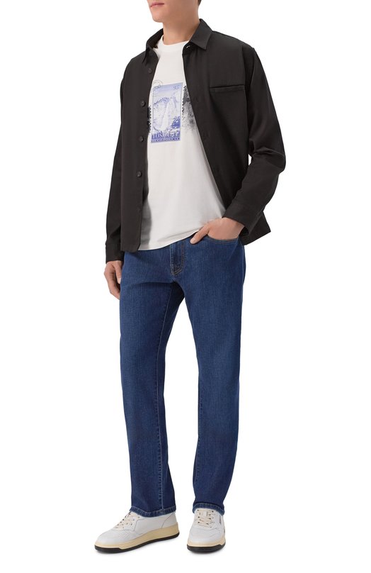 Хлопковая футболка HUGO 50553713 Белый  50553713 Фото 2