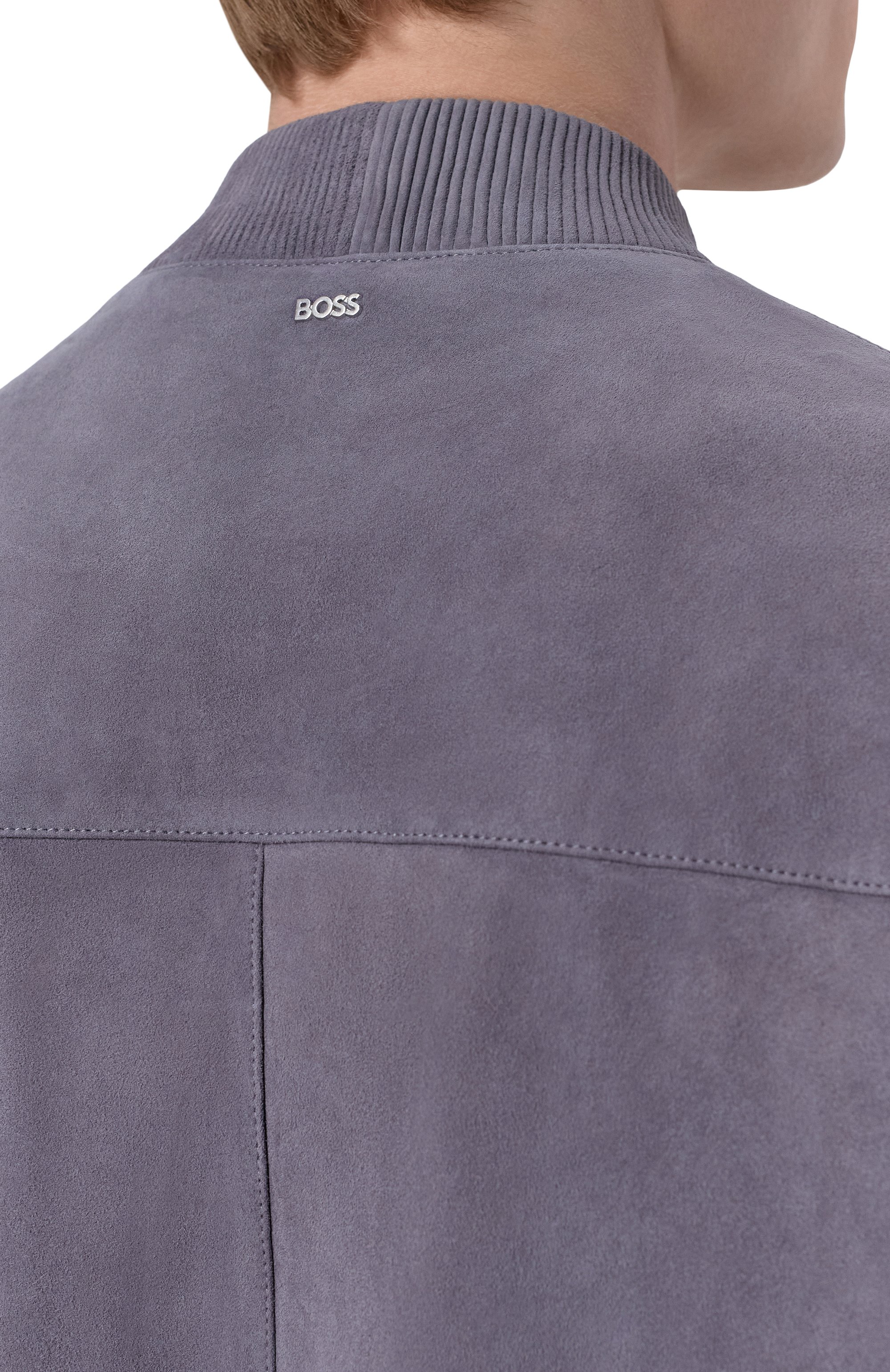 Замшевый бомбер BOSS, арт. 50543213, фото 5