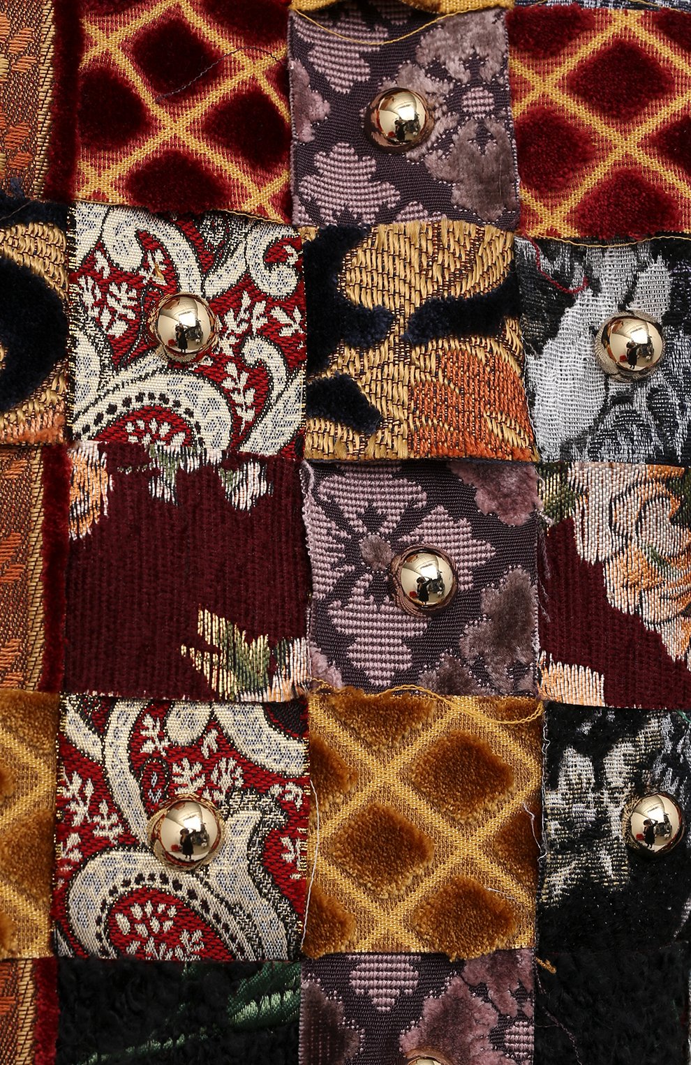 Пальто DOLCE & GABBANA разноцветного цвета по цене 1740000 руб., арт. F0AQ0T/G7YNQ, фото 5 Пальто DOLCE & GABBANA, арт. F0AQ0T/G7YNQ, фото 5