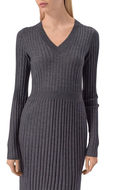 Шерстяное платье BRUNELLO CUCINELLI, арт. MHR895A92, фото 4