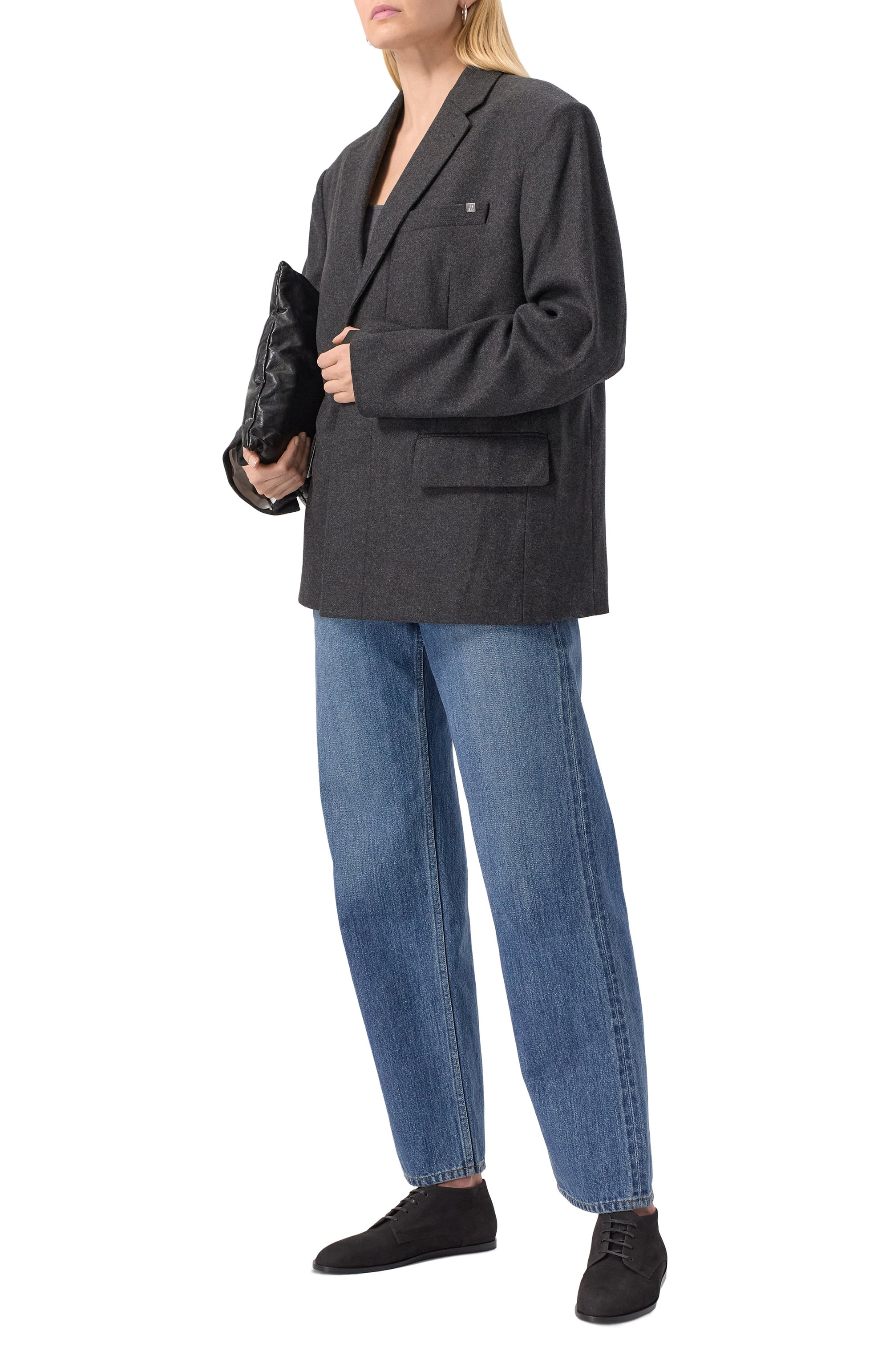 Дерби из нубука CO, арт. 0493NABK-BLA, фото 2