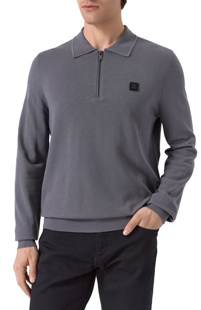 Хлопковое поло HUGO, арт. 50533346, фото 3