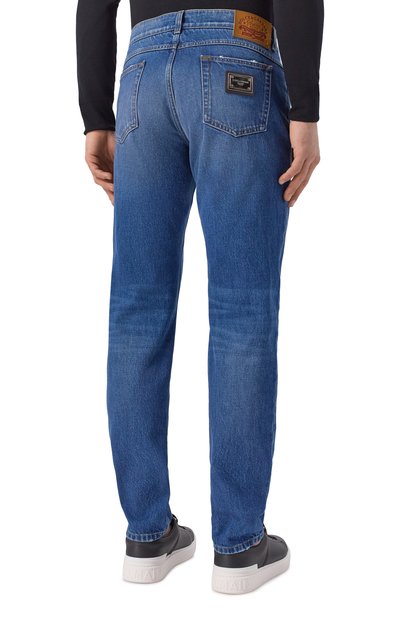 Джинсы regular DOLCE & GABBANA синего цвета по цене 85850 руб., арт. GYJCCD/G8NZ5, фото 4 Джинсы regular DOLCE & GABBANA, арт. GYJCCD/G8NZ5, фото 4