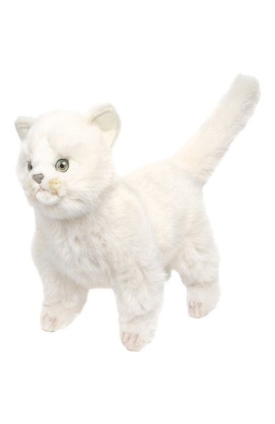 Мягкая игрушка котенок HANSA белого цвета по цене 9400 руб., арт. 6434, фото 4 Мягкая игрушка котенок HANSA, арт. 6434, фото 4