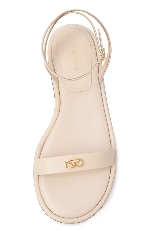 Кожаные сандалии Surge Sergio Rossi B14320/MMVN13 Кремовый  B14320/MMVN13 Фото 6