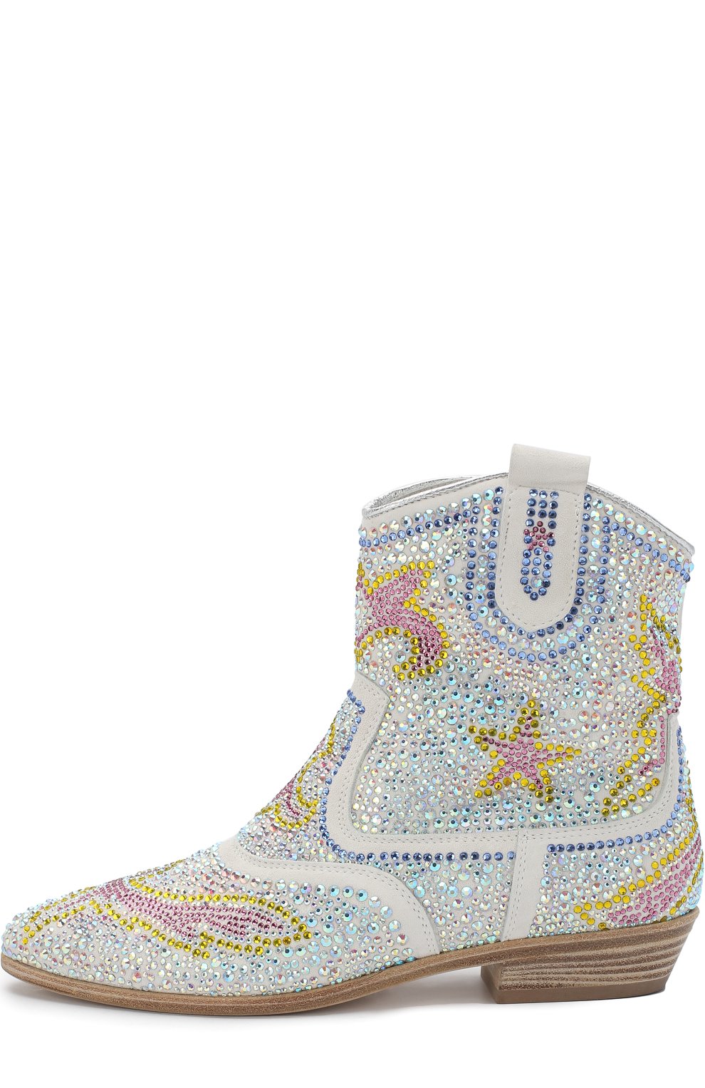 Кожаные ботинки со стразами MISSOURI, арт. 47131 A/35-41, фото 2