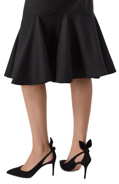 Женские замшевые туфли bow tie 85 AQUAZZURA, арт. DENMIDP0-SUE-000