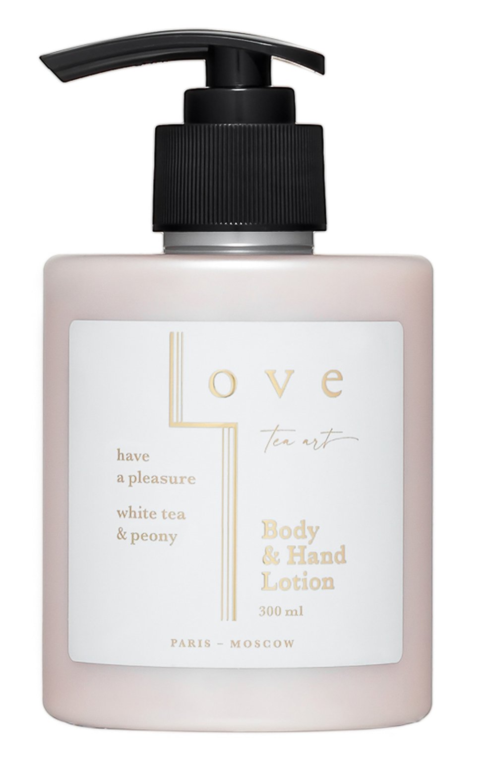 Лосьон для тела и рук белый чай и пионы (300ml) LOVE TEA ART бесцветного цвета по цене 2550 руб., арт. 4603805891345, фото 1 Лосьон для тела и рук белый чай и пионы (300ml) LOVE TEA ART, арт. 4603805891345, фото 1