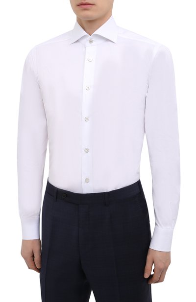 Хлопковая сорочка KITON, арт. UCIH0808801, фото 3