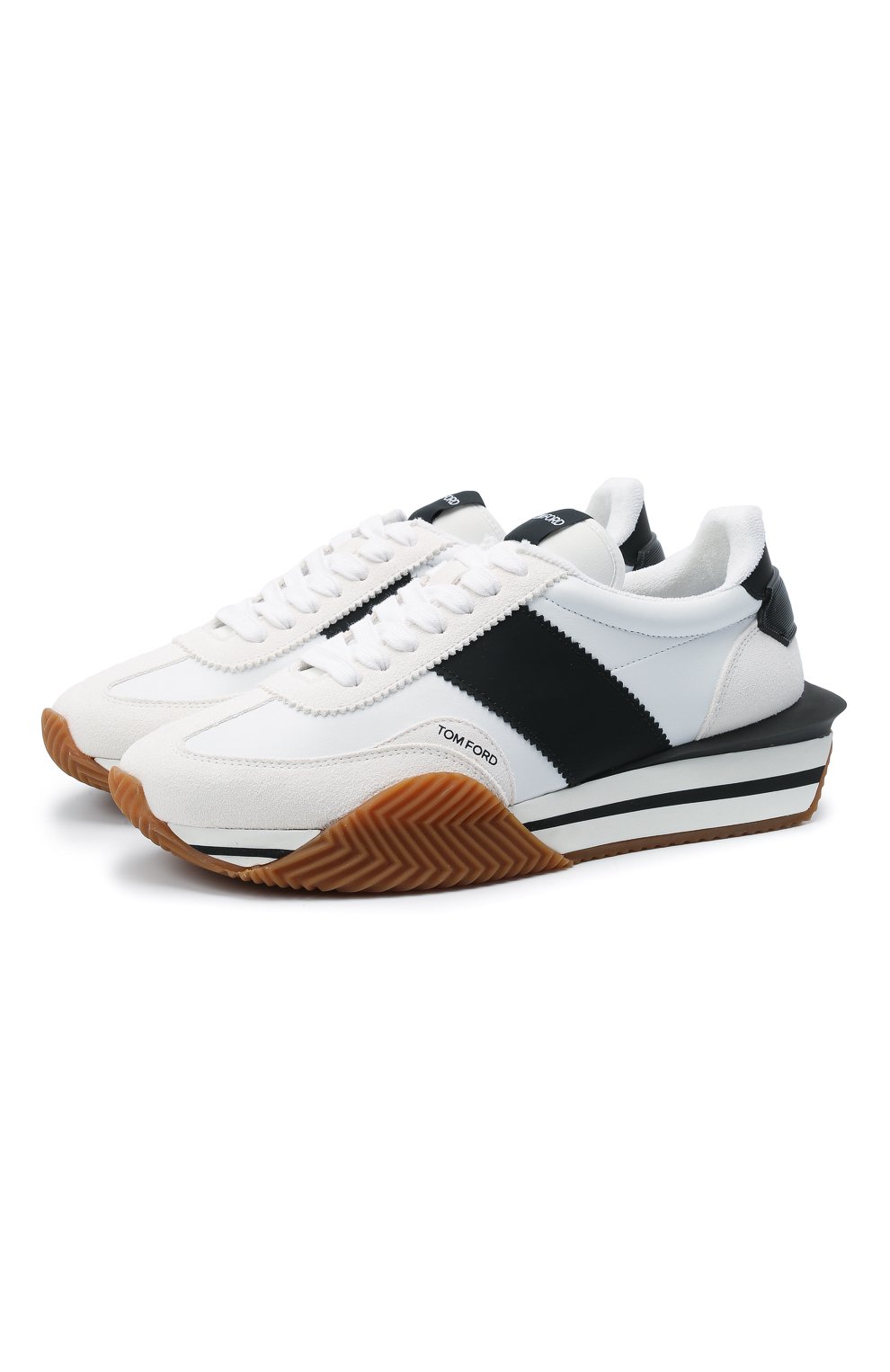 Комбинированные кроссовки TOM FORD, арт. J1292T-TAP003, фото 1