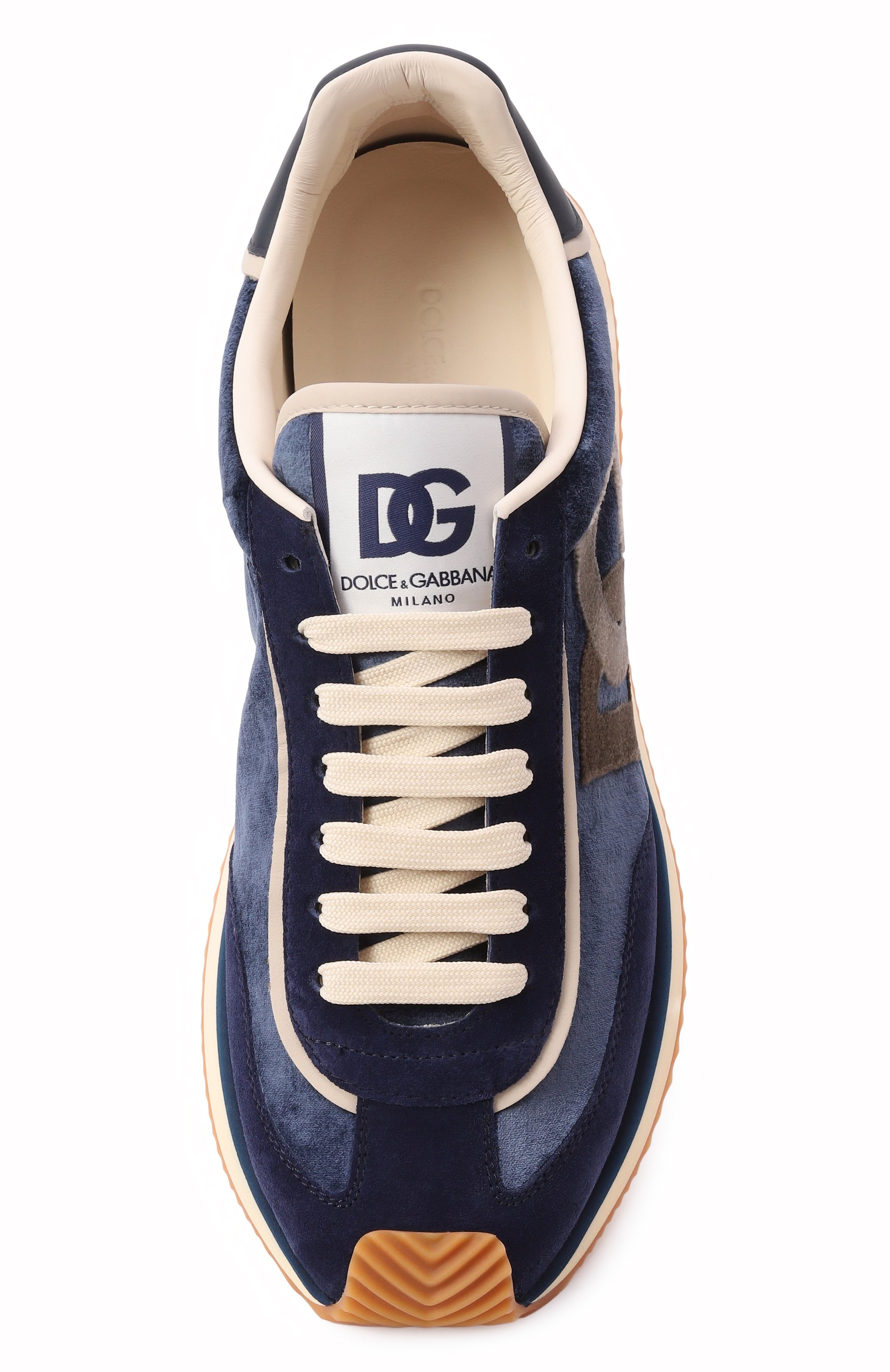 Комбинированные кроссовки dg cushion DOLCE & GABBANA, арт. CS2288/A6C78, фото 6