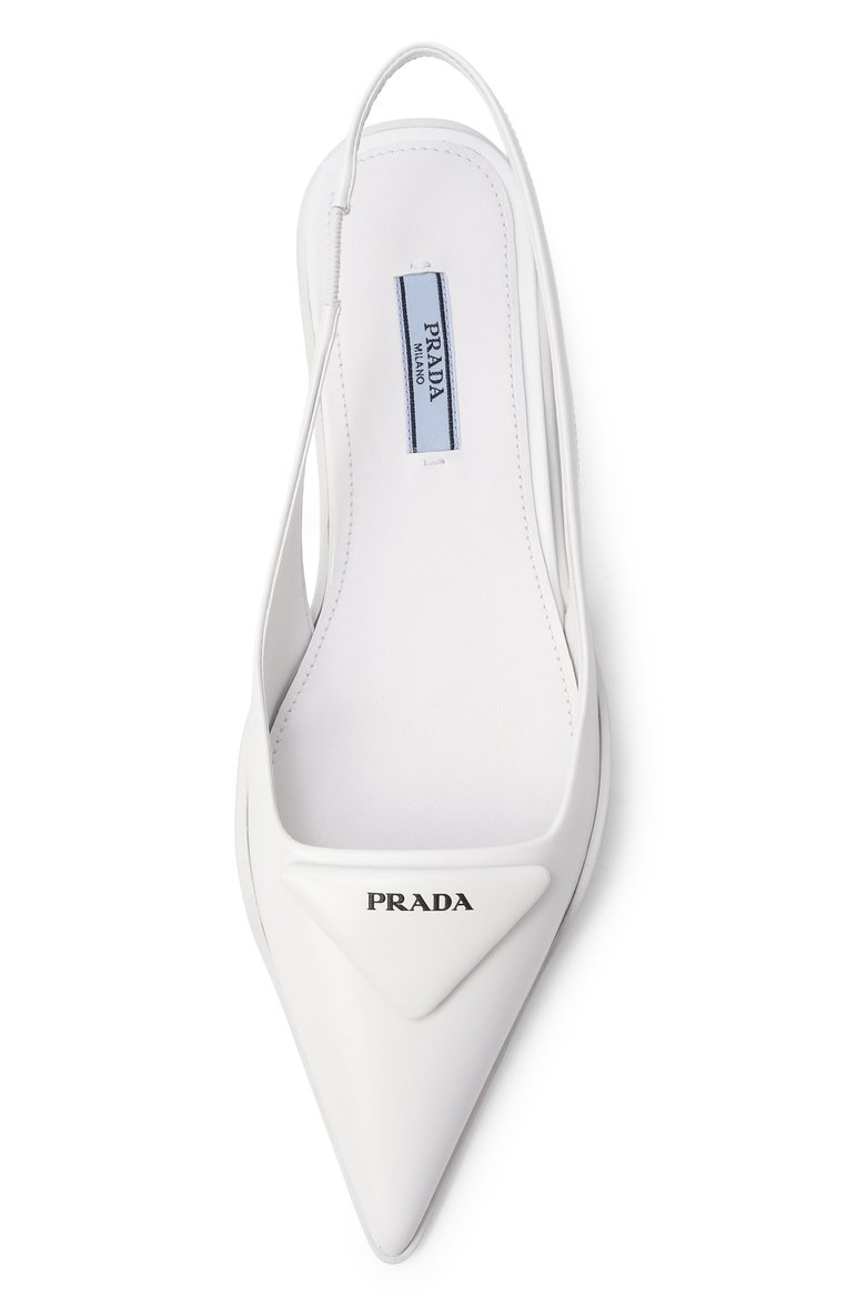 Кожаные балетки PRADA, арт. 1F819M-055-F0009-F-005, фото 4