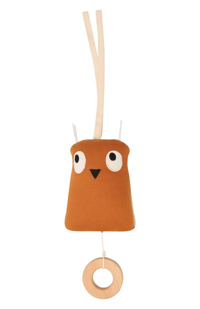 Музыкальная игрушка сова KID`S CONCEPT коричневого цвета по цене 4180 руб., арт. 1000568, фото 1 Музыкальная игрушка сова KID`S CONCEPT, арт. 1000568, фото 1