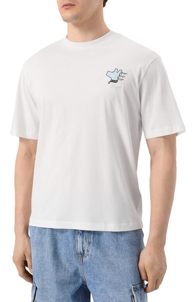 Хлопковая футболка HUGO BLUE, арт. 50542155, фото 3