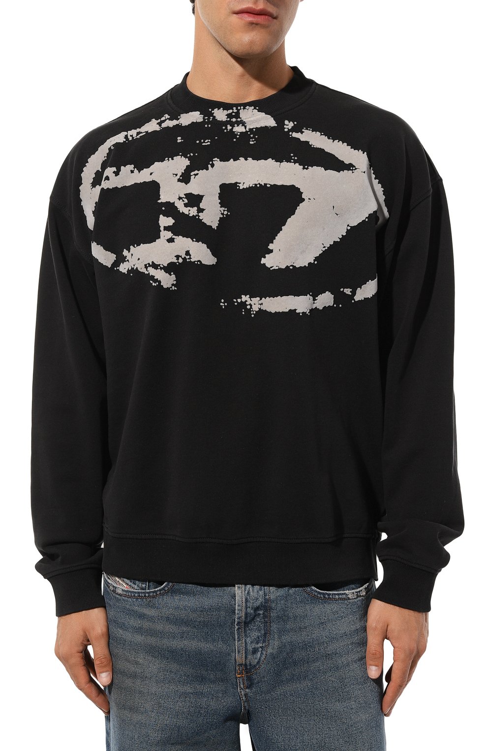 Хлопковый свитшот DIESEL, арт. A13051/0DQAK, фото 3