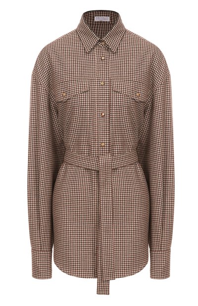 Женский шерстяная рубашка BRUNELLO CUCINELLI, арт. MB149MQ206